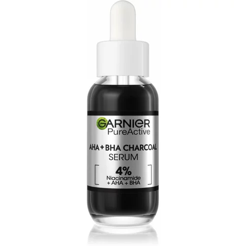 Garnier Pure Active Charcoal serum za nepravilnosti na koži lica 30 ml