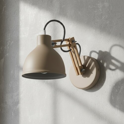 Zidna lampa MARCELLO 1xE27/15W/230V bež Slike