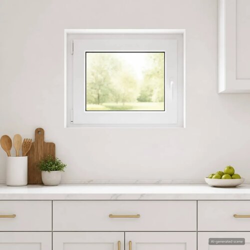  Unutarnja boja prozora u podrumu bijela RISOR 70 x 50 cm - Bijela 70 x 50 cm (Dvostruki sloj) Nagibanje i okretanje lijevo Cijene