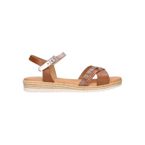 Oh My Sandals Sandali &amp;amp; Odprti čevlji 5198 Mujer Cuero Kostanjeva Slike
