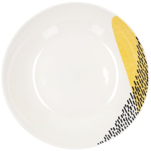 Tognana set dubokih tanjira ikonic, 20 cm, 6 komada, belo-žuti Slike