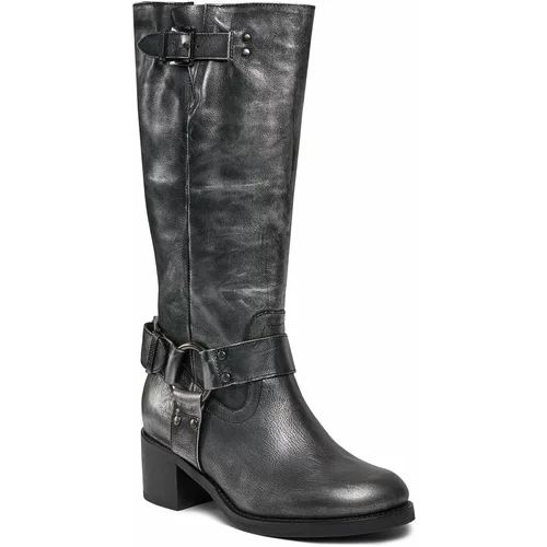 Bronx Zimski škornji High boots 14291-M Gunmetal/Black 1812
