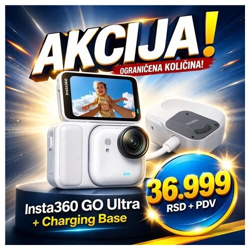 INSTA 360 GO Ult St Bl+ChargeB Cene