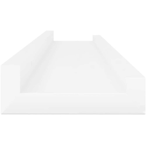  Zidne police 4 kom visoki sjaj bijele 60 x 9 x 3 cm Slike