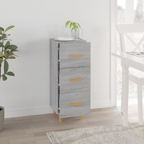  Komoda boja hrasta sonome 34,5x34x90 cm od konstruiranog drva Slike
