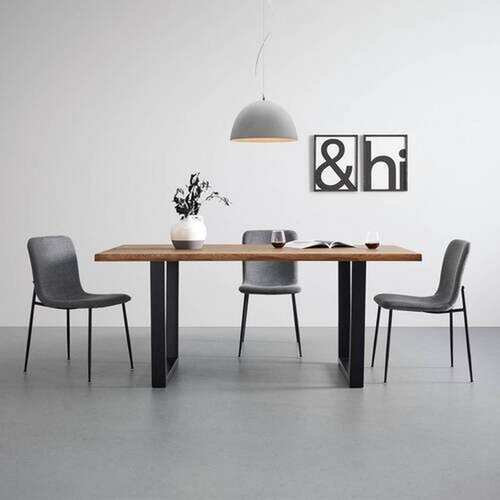 Bessagi Home jedilna miza juno, hrast, kovina Slike