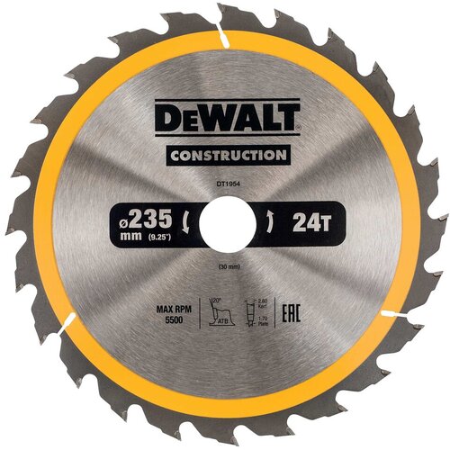 Dewalt list krožne žage za les 24 zob 235 X 30 mm DT1954 Cene