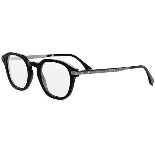 Fendi Essential Black Pantos Eyeglasses ONE SIZE (50) Črna/Kristalna Cene