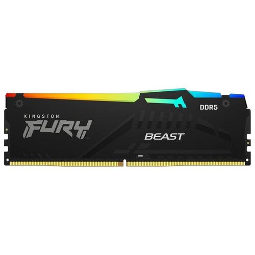Kingston RAM memorija Fury Beast 128GB DDR5 5200MT/s RGB Black Cene