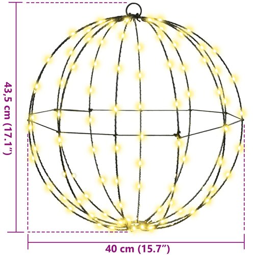  2 pcs Topla bijela 40 x 40 x 43,5 cm Metal Slike