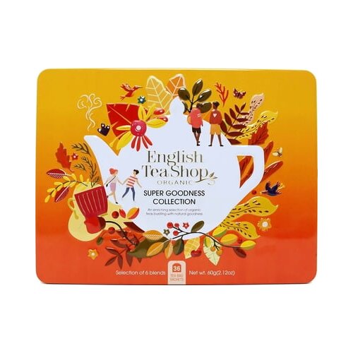 English Tea Shop Bio kolekcija čajeva u elegantnoj metalnoj kutiji, "Super Goodness" - 36 vrećica čaja Cijene