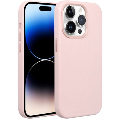  Kožna maska Mag Cover za iPhone 14 Pro sand pink Cijene