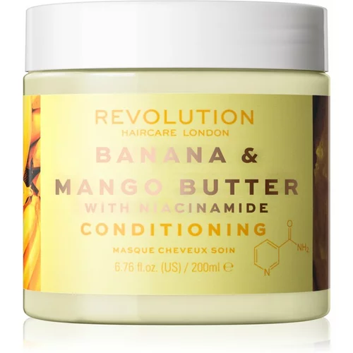 Revolution Haircare Hair Mask Banana & Mango Butter intenzivno negovalna maska za lase 200 ml