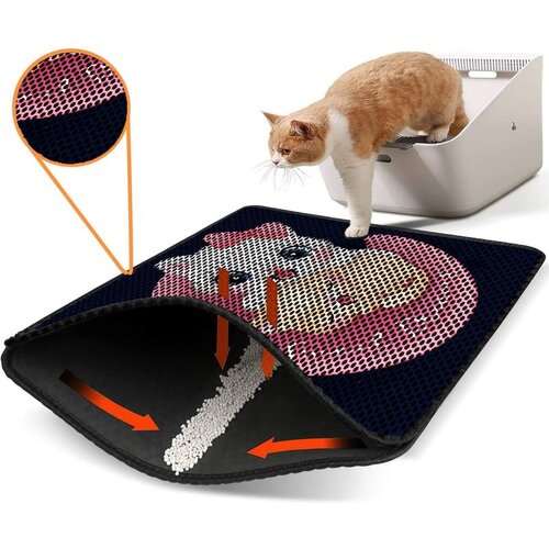 WALLXPERT Nrszn0065 multicolor cat litter mat Cene