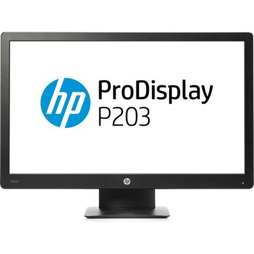 Hp ProDisplay P203 (X7R53AA), LED, 16:9, 1600x900, 250cd/m2, 1000:1, 5ms, VGA/DP, Black monitor Slike