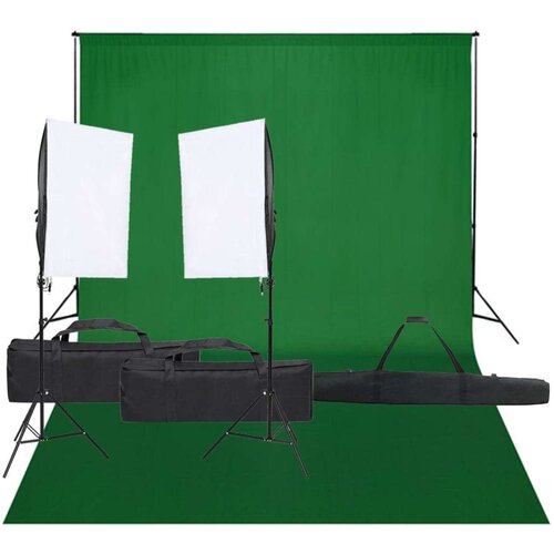  Oprema za fotografski studio sa setom svjetala i pozadinom Cijene