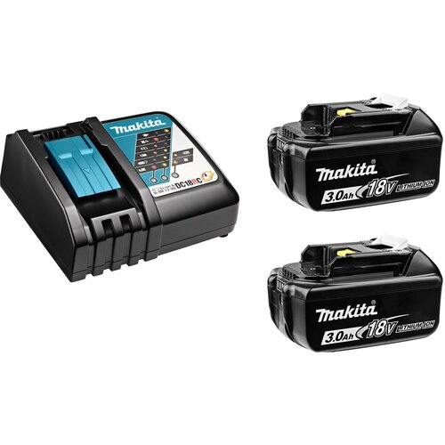 Makita Set 2 x BL1830B akumulator 18V 3,0Ah LXT + punjač DC18RC Cene