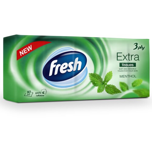 Fresh Papirne maramice EXTRA MENTA, 10 komada Cene