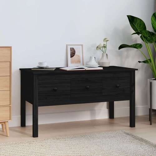  Stolić za kavu crni 102x49x55 cm od masivne borovine Cijene