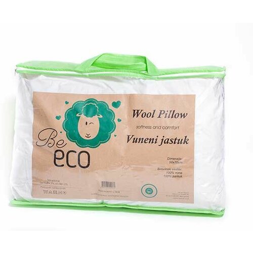 Be eco vuneni antibakterijski jastuk 50x70 cm - 1kg kuglice GVDNDMX Slike