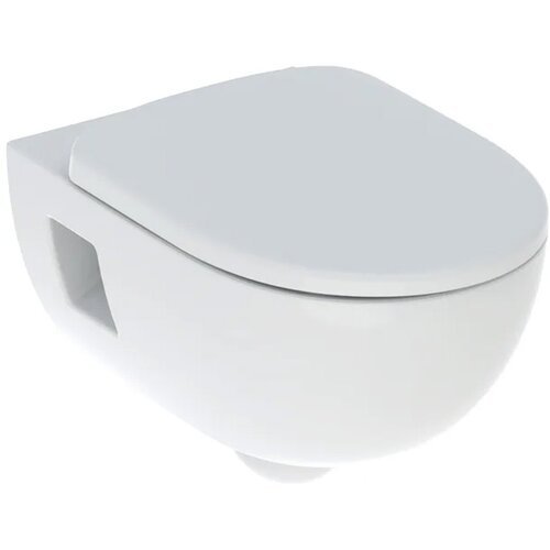Geberit set stenske WC &scaron;koljke z desko s pokrovom Selnova, brez roba, T=53 cm, bela, 501.750.00.1 Cene