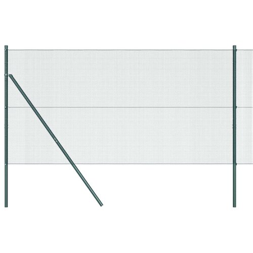  Temeljna zavarena žičana ograda 100 x 1 m Čelik premazan PVC-om Slike