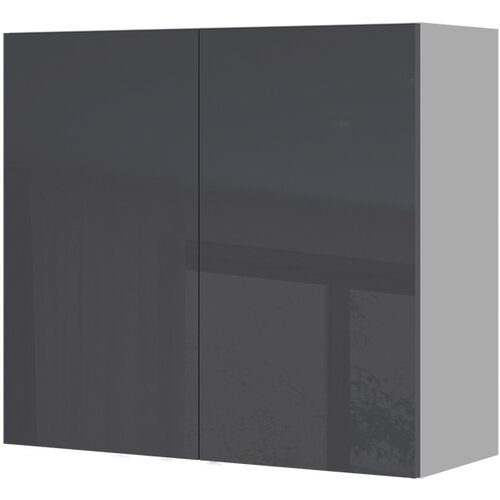  VISEI ELEMENT V7-80-2K/5 ZA KUHINJE INFINITY (VIE BOJA) -Antracit, visoki sjaj Slike