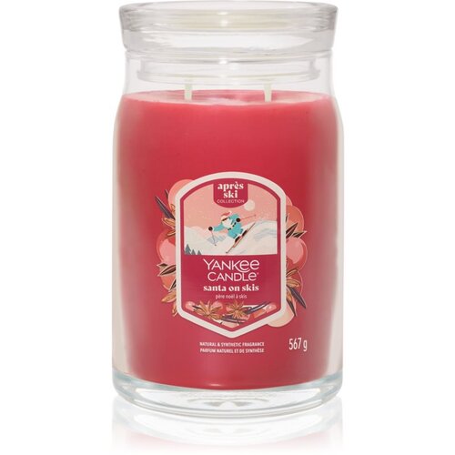 Yankee Candle Santa On Skis di&amp;scaron;eča sveča Signature 567 g Slike