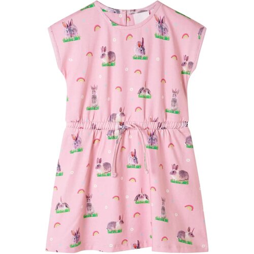 vidaXL Dječja haljina svjetloružičasta 128 Cene