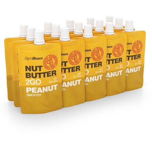 GymBeam Nut Butter 2GO - puter od kikirikija Cene