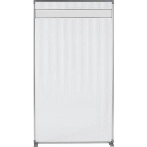 Magnetoplan Predelna stena, polikarbonatna &amp;scaron;ipa z letvijo magnetowand&amp;reg;, Vx&amp;Scaron;xG 1800 x 1000 x 350 mm Slike