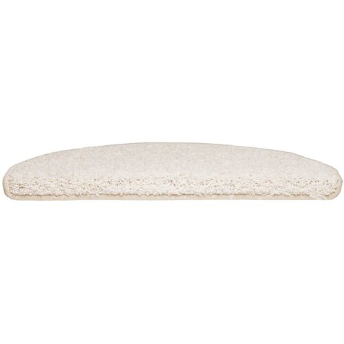  Prostirke za stepenice 30 kom 65x21x4 cm Bijele poluokrugle velike Slike