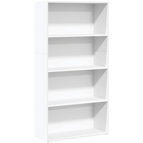  Regal za knjige bijeli 80x30x152 cm konstruirano drvo Slike