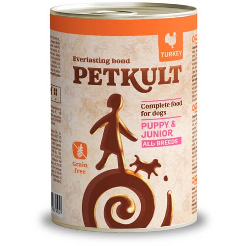 Petkult dog puppy&junior - puran 400 g Cene