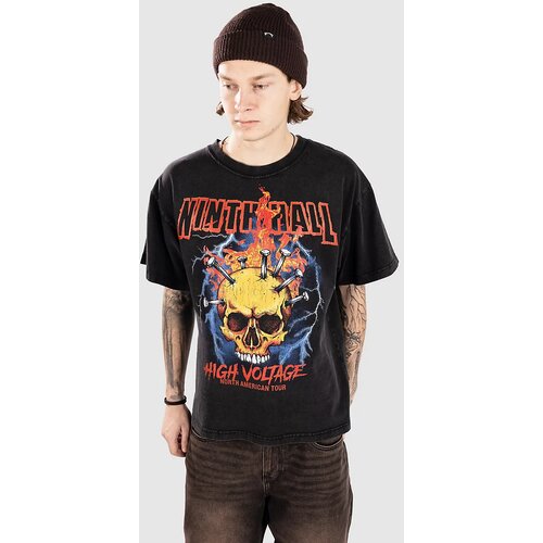 Ninth Hall Nh Tour Boxy T-shirt vintage black Cene