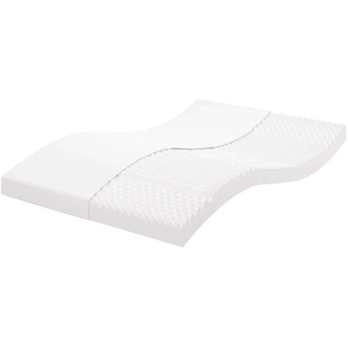  Madrac od pjene bijeli 120x220 cm 7 zona tvrdoća 20 ILD Slike