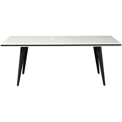 Modern Living raztegljiva miza kobe, bela, 160-200x90 Slike