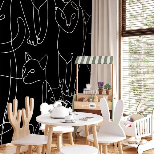 Foto tapeta - Cat Habits - First Variant 400x280 Vodootporna Slike