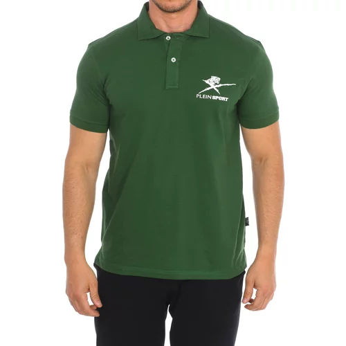 Philipp Plein Sport Polo majice kratki rokavi PIPS506-32 Zelena