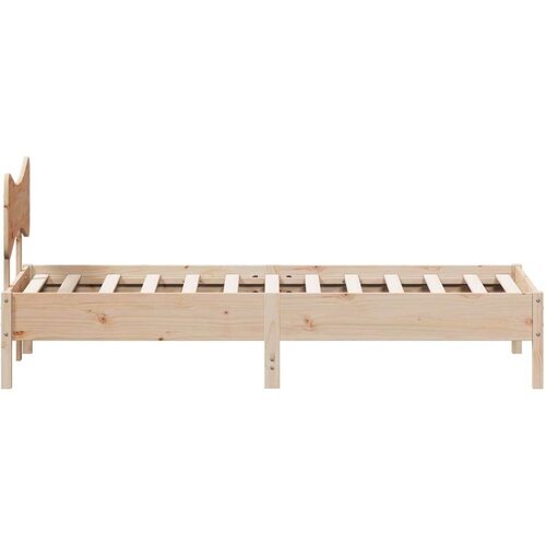 vidaXL Okvir kreveta bez madraca 75 x 190 cm od masivne borovine Cijene