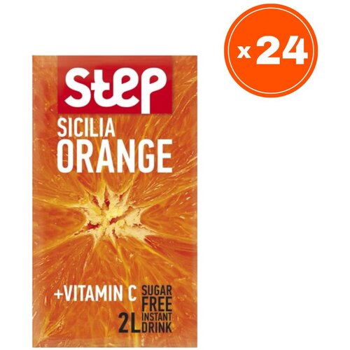 Step Sok na rastvaranje, Narandža+vitamin C 9 g, 24 kesice Slike