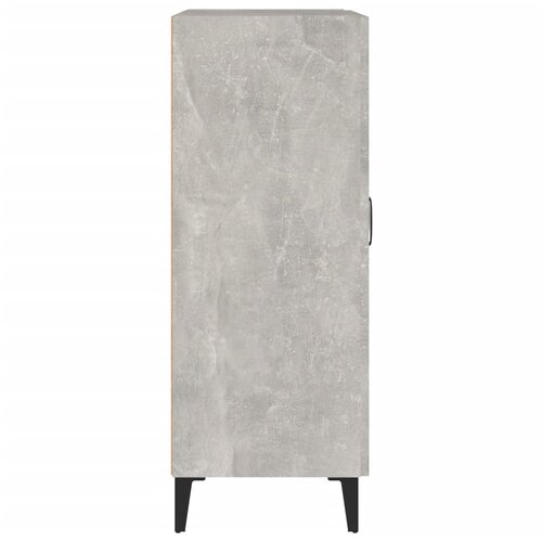  Komoda siva boja betona 69,5 x 34 x 90 cm od konstruiranog drva Slike