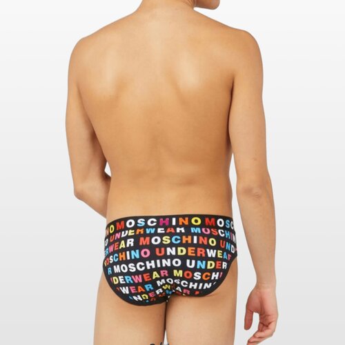 Moschino mu&amp;scaron;ke slip-gaće sa vi&amp;scaron;ebojnim logo Slike