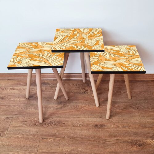 Hanah home Set 3 stočića 3Shp204 Orange Cene