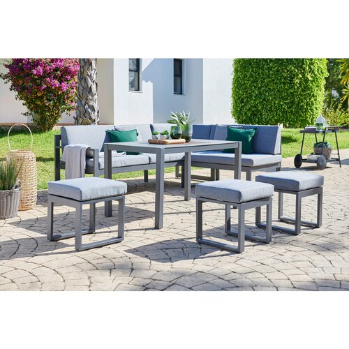 Ambia Garden jedilna lounge garnitura tkanina aluminij, jeklo Cene