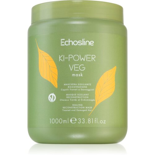 EchosLine Ki-Power Veg Mask regeneracijska maska za poškodovane lase 1000 ml Cene