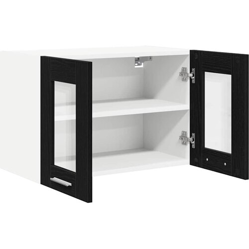  ormarić s pohranom 2 pcs Crni hrast 60 x 31 x 40 cm Slike