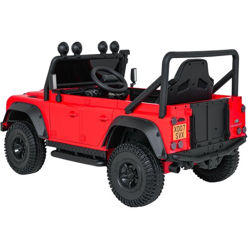  Licencirani auto na akumulator Land Rover Defender 110 SVX Concept - crveni Slike