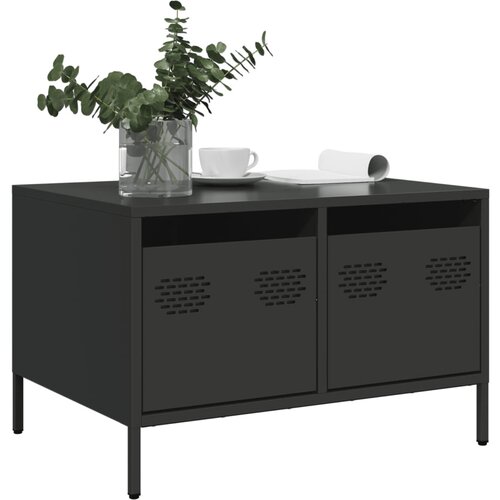 Furnova TV omarica črna 68x50x43,5 cm hladno valjano jeklo, (21923815) Slike