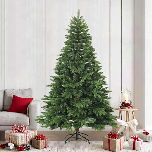  Umetno Zložljivo Božično Drevo Zelena 240 cm PVC, PE in jeklo, (5000066282) Cene